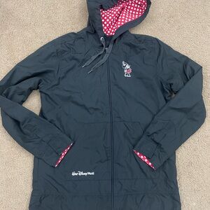 Disney World Minnie Mouse Black windbreaker Jacket